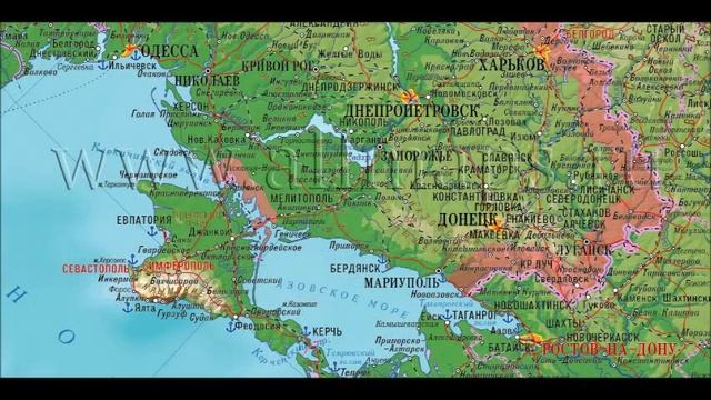 Рельефная карта РФ 1,35 х 1,9 м - ALLMAPS.RU смотреть онлайн