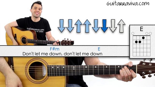 Cómo tocar Don't Let Me Down de The Beatles en Guitarra ( MUY FÁCIL) con tres acordes! смотреть онлайн