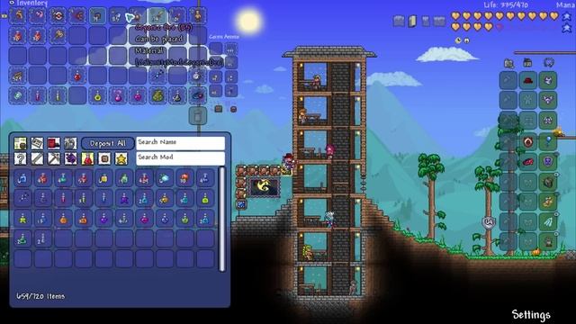 crafting our most OP yo-yo setup! Terraria Modded Yoyo #16 смотреть онлайн