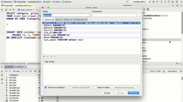 Database Tools on IntelliJ IDEA 2016.1 смотреть онлайн