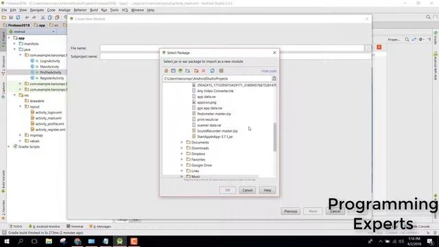 Import JAR/AAR library in Android Studio Tutorial смотреть онлайн