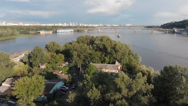 100. Киев, лето 2019, Труханов Остров, дрон Mavic Air. смотреть онлайн