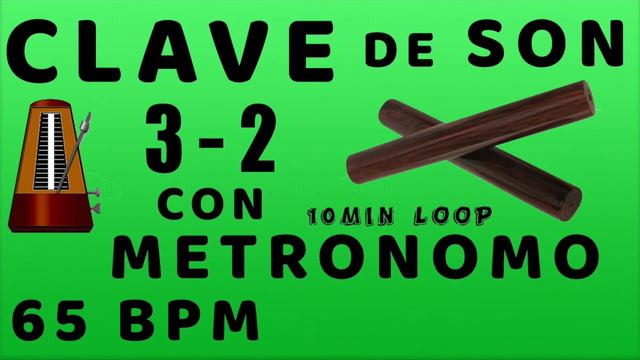 65 BPM METRONOME - SON CLAVE 3 - 2 смотреть онлайн