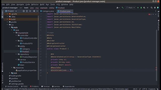 REST API приложение на Spring Boot. Добавление категорий смотреть онлайн