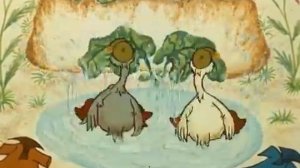 Песенка + мультик два весёлых гуся