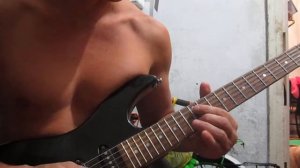 сибирские морозы - соло на гитаре