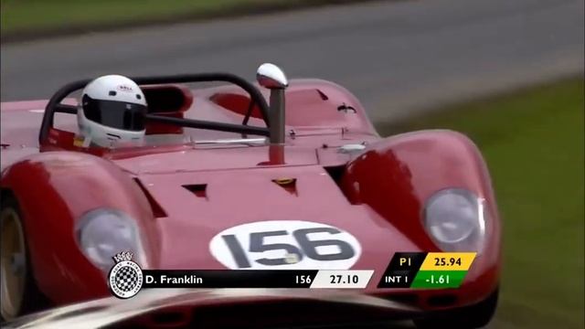 1969 Ferrari 312P Spyder run at Goodwood смотреть онлайн