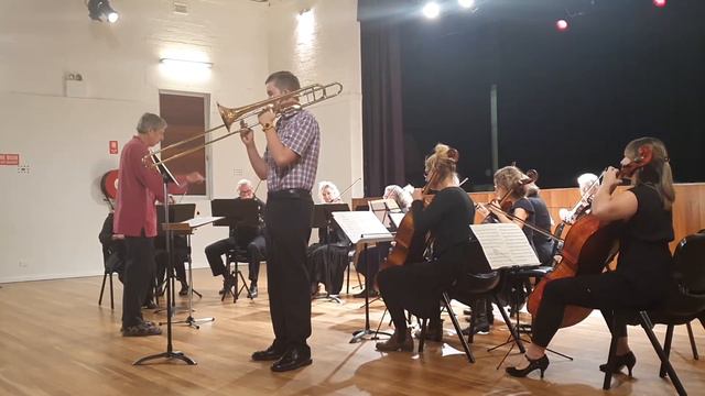 Larsson Concertino for Trombone and String Orchestra with Amatori Orchestra. June 5th, 2021. смотреть онлайн