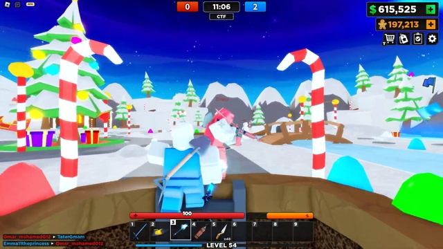 USING THE INFERNO STAFF IN ROBLOX FLAG WARS смотреть онлайн
