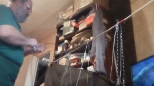 Посадка рамовой сети. Рамы на трехрамку. Вертикальная нить пожилина.