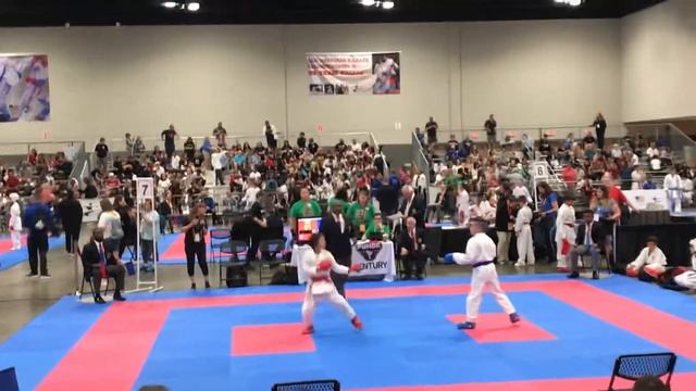 Karate Nationals 11yo Male Novice Sparring - AMP - 2019-07-14 10:43:23 смотреть онлайн