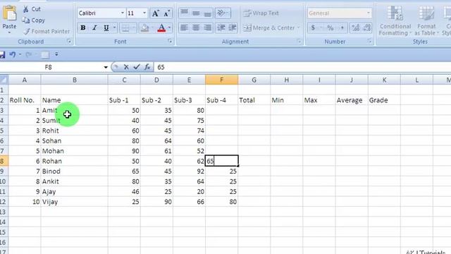 how to create marksheet in ms excel- (easy way) смотреть онлайн