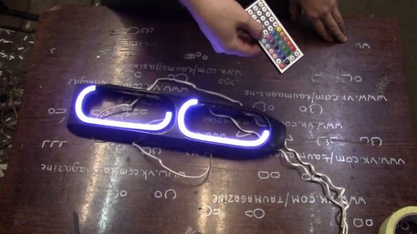 Led Angel Eyes Mitsubishi Galant by TAU tech Светодиодные Ангельские Глазки Митсубиси Галант