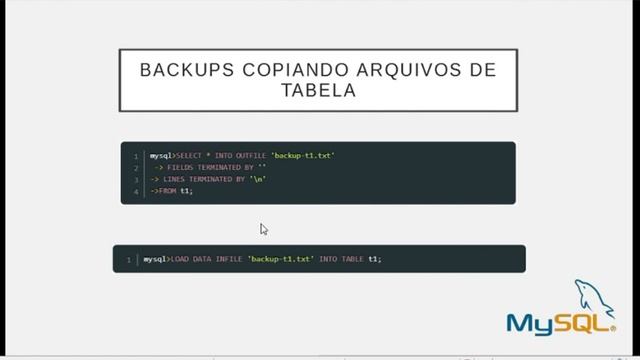 MySQL - Métodos de Recovery смотреть онлайн