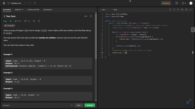 Soothing ASMR LeetCode Java Coding: Solving Two Sum Easy level смотреть онлайн