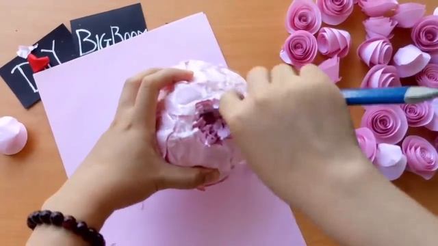 Hướng dẫn cách tự làm bó hoa Hồng bằng giấy tặng thầy cô nhân ngày 20/11 ❀ Diy BigBoom-VN смотреть онлайн
