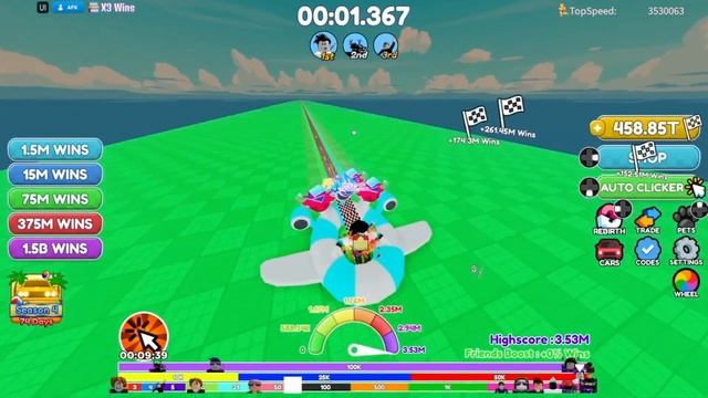 3.5M Top Speed/ Roblox Race Clicker Episode 131 смотреть онлайн