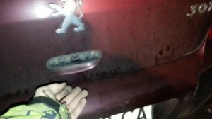 Peugeot 307 замок багажника ч2