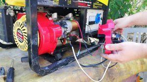 Стартер на генератор, подключение проводов. Часть 2.