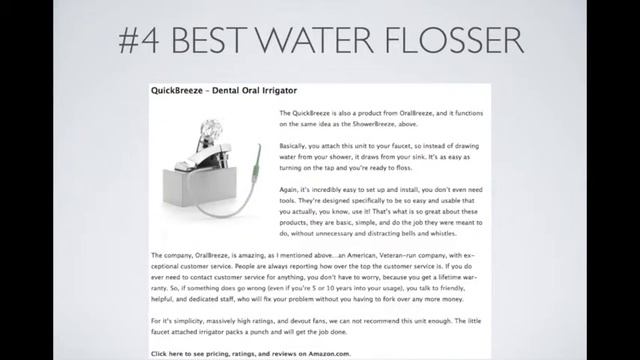 Best Water Flosser: WaterFlosserHQ.com Reveals the Top 5 Oral Irrigators смотреть онлайн