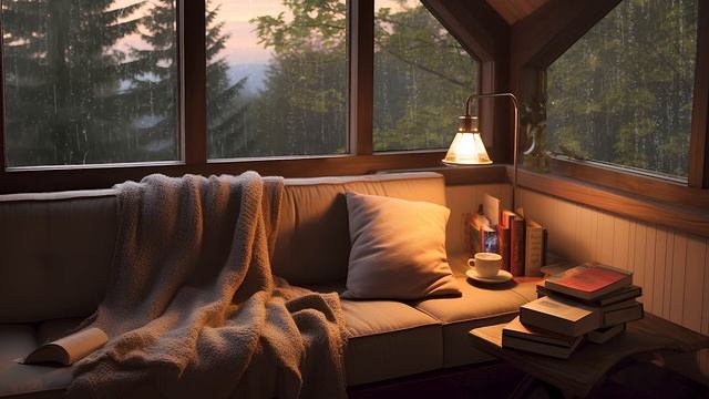 Smooth Jazz Melodies ☕ Relaxing Piano Jazz Music with Rain Sounds Vol.45 смотреть онлайн