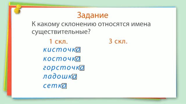 21. Русский язык 3 класс - Общее понятие о склонении имён существительных Несклоняемые сущес смотреть онлайн