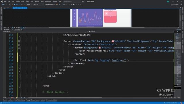 C# WPF UI | How to Design Fitness App Dashboard in WPF смотреть онлайн