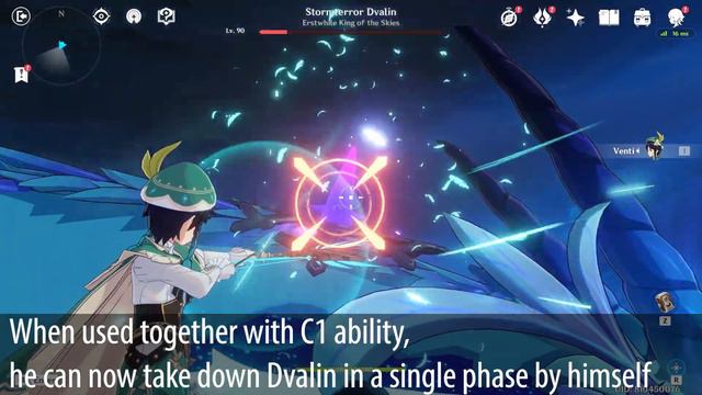 Venti all constellation review - from C0 to C6 - Genshin impact смотреть онлайн