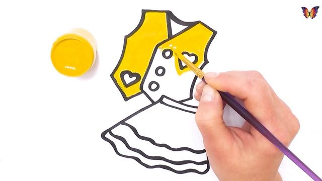 Как нарисовать ОДЕЖДУ / мультик раскраска ОДЕЖДА для детей / Раскраски малышам смотреть онлайн