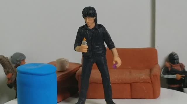 Полимерная глина. Фигурка - Виктор Цой. смотреть онлайн