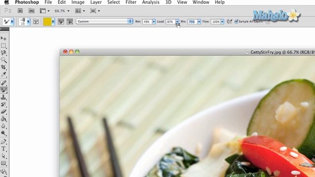 Learn Adobe Photoshop - Mixer Brush Tool смотреть онлайн