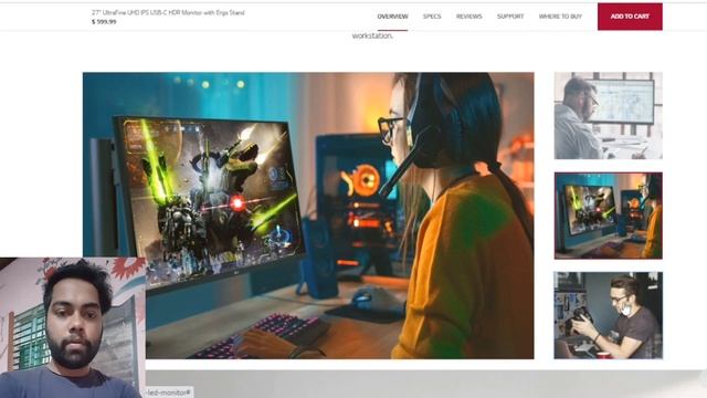 27" UltraFine UHD IPS USB-C HDR Monitor with Ergo Stand смотреть онлайн