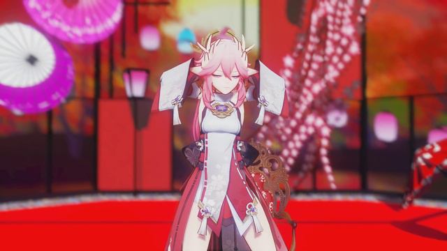 [MMD GENSHIN IMPACT/4K] ~ (Kanaria) ~《KING》~ Yae Miko (八重神子) смотреть онлайн