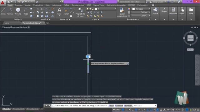 AutoCAD 2016, Dibujar ventanas simples sin indicación de hoja, curso completo en español, cap 4.3.b смотреть онлайн
