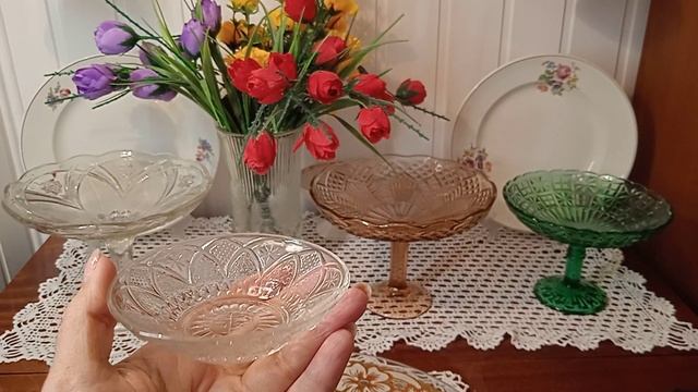 Посуда из толстого формового стекла советского периода. смотреть онлайн
