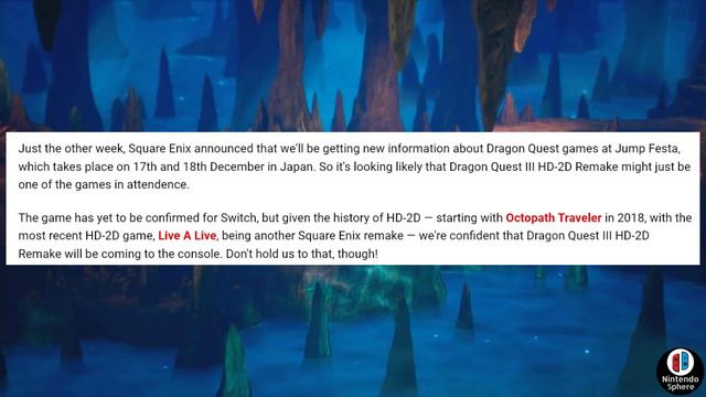 Dragon Quest III HD-2D Remake News Reveal Gameplay Trailer Nintendo Switch смотреть онлайн