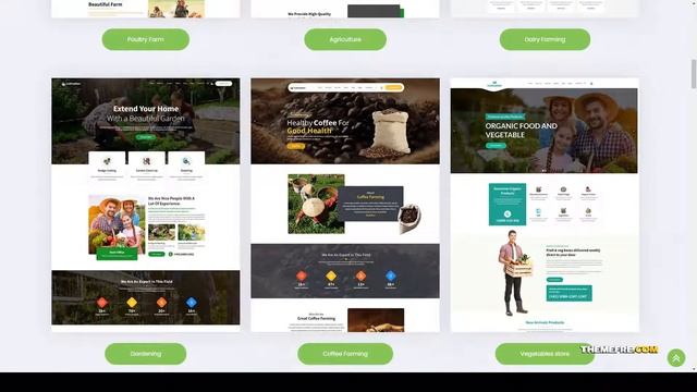 Cultivation - Organic Food Farming WordPress Theme cattle farming agriculture Website Builder смотреть онлайн