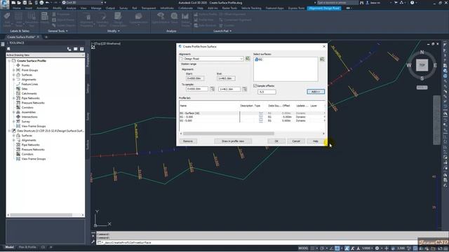 Civil 3D - Add Offset Profiles to Profile View смотреть онлайн