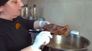 Как варить сүр ет - вялено-копченая  конина