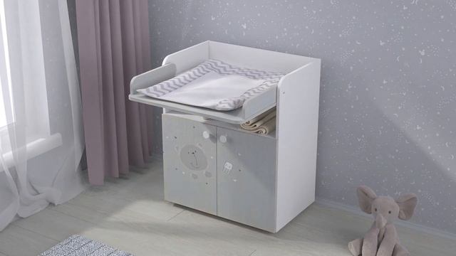 Комод Polini kids French 1270 c матрасом для пеленания Зигзаг 70x50 см смотреть онлайн