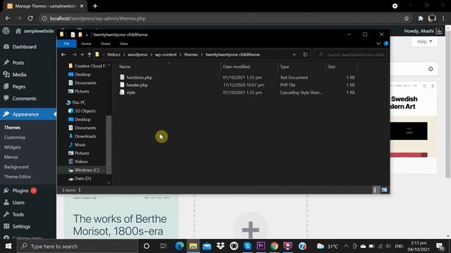 How to create header on child theme in WordPress site смотреть онлайн