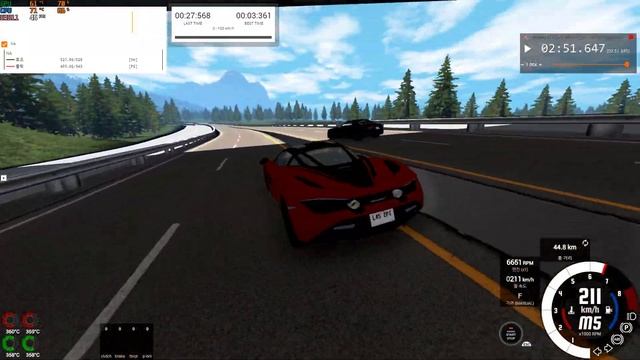 BeamNG drive McLaren 720s fast driving and crash смотреть онлайн