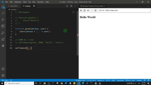 Javascript Timing Function Explained | SetTimeout Vs SetInterval смотреть онлайн