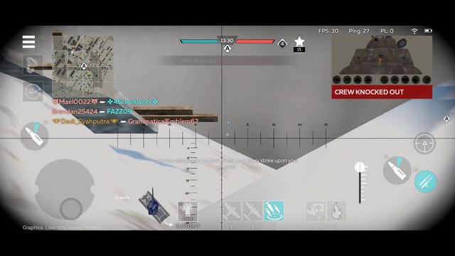 Chi-Nu Malas Make Tank Lain || War Thunder Mobile смотреть онлайн