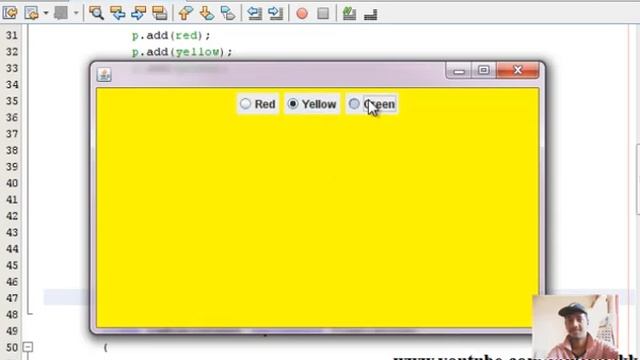 Java Swing Tutorial 11 - How to create JRadioButton - Part 2 смотреть онлайн