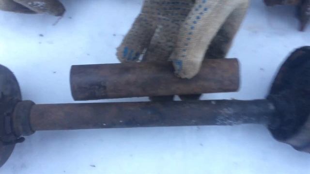 Личный опыт при сварке полуоси. смотреть онлайн