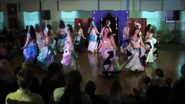 "Snow Queen" - Ishra's Cayenne Fusion Belly Dance Class at Belly Blush 2015 смотреть онлайн