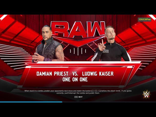WWE2K24 Damian Priest vs Ludwig Kaiser смотреть онлайн