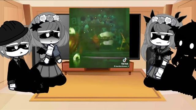 Past Murder Drones React To Uzi And Uzi X N!(N,V,J Ans Tessa)[GachaClub+MurderDrones]