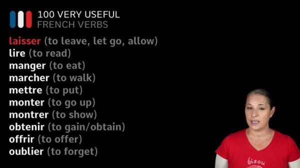 100 Really Useful French Verbs
